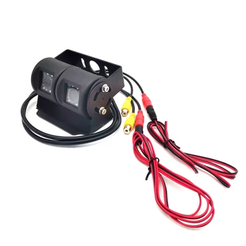 Двухобъективная камера за задно виждане за ремаркето на камион Инфрачервена камера за обратно виждане с регулируем ъгъл