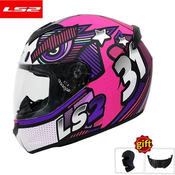 LS2 FF352 мотоциклет шлем за мъже и жени, каска за приключенски състезания, спортен каска за джогинг, полнолицевой мото каска