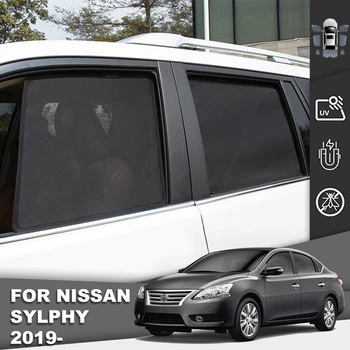 За Nissan SYLPHY B18 Sentra 2020 2021 2022 Магнитен Авто сенника на Предното Предното Стъкло на Окото Рамка Завеса Детско Странично Прозорец на сенника