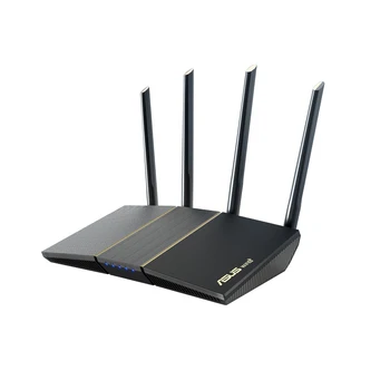 ASUS RT-AX57U AX3000 3000 Mbps с двойна лента мрежест рутер WiFi 6 (802.11 ax), който поддържа технологията МУ-MIMO и OFDMA, супер-бърз Wi-Fi