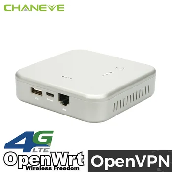 CHANEVE 4G MiFi Портативна Мобилна Точка за Достъп 300 Mbit/OpenVPN OpenWRT LTE Ръчен Безжичен WiFi Рутер Със Слот за СИМ-карта NFTQOS