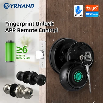 YRHAND заключване на пръстови отпечатъци за Sasha Bluetooth водоустойчив умен заключване влизане без ключ биометричен пръстов отпечатък Type-C и отключване ключ
