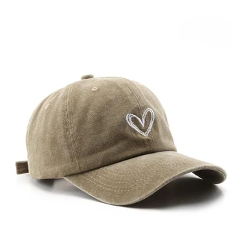 2023 Ново сърце, ретро-мода, мъжка шапка за миене на старата любов, градинска дамски солнцезащитная шапка, бейзболна шапка