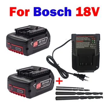 Vakaumu 18V6.0Ah li-ion Акумулаторна Батерия За резервно Копие на електроинструменти Bosch 18V 6000 mah Преносима Замяна Индикатор лампа BAT609