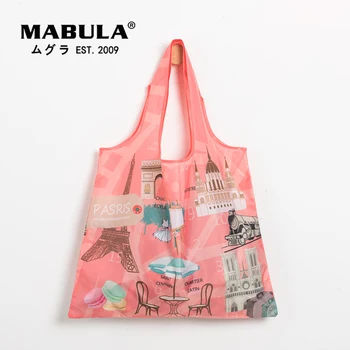 Художествен модел, сгъваема чанта-тоут, продуктова чанта, дългогодишна женствена чанта за пазаруване, множество, моющаяся, сверхпрочная чанта за пазаруване
