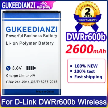 Акумулаторна батерия DWRr600b 2600 mah За безжична Смяна на батерията D-Link DWRr600b Голям Капацитет Гаранция Една Година