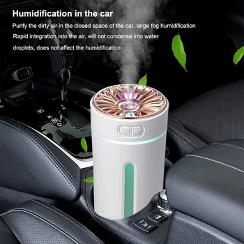 300 мл безжичен авто освежители за въздух, туманообразователь, преносим ултразвуков овлажнител на въздух с лек домашен аромадиффузором, директна доставка