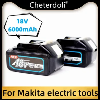 2 опаковки 6.0 Ah AYBL1860B Замяна за Makita 18V батерия BL1860B BL1850B Bl1830 LXT400 литиево-йонни акумулаторни батерии за електрически инструменти
