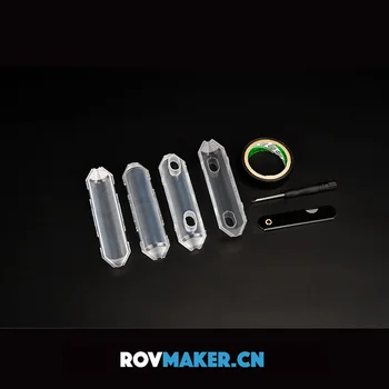 2 елемента 5-16 мм и електрически кабел, разпределителните кутия от вулканизиран каучук, попълнете, водоустойчив форма под формата на миди, за модела на дистанционното робот RC ROV AUV