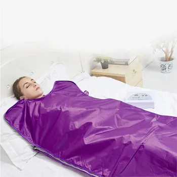 Домашен одеяло за сауна с гипертермическим масаж в далечния инфрачервен диапазон, парно одеало за отслабване