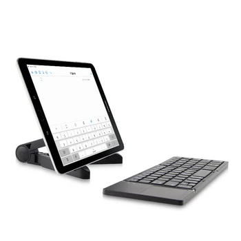 Два пъти сгъване и безжична Bluetooth Клавиатура За Samsung Galaxy Tab A 8,0 SM T350 T355 T380 T385 P350 Калъф за таблет със сензорен панел и клавиатура