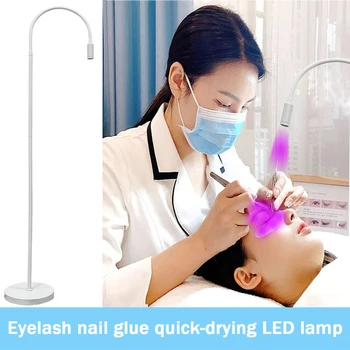 UV-Лампа Коллоидного Лечение С Ножным Ключ, под лампа, Лепило За Присаждане на Мигли, UV-Лампа за Бързо Втвърдяване