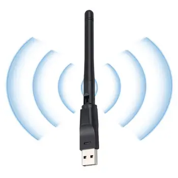 150 Mbit/с MT7601 Безжична Мрежова Карта Mini USB WiFi Адаптер, LAN и Wi-Fi Приемник Донгл Антена 802.11 b/g Wifi Адаптер За Windows