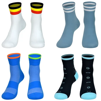 Чорапи за колоездене DAREVIE свободен размер, професионален мъжки дамски чорапи за колоездене добро качество, дишащи, противогъбични, колоездене, спортни чорапи