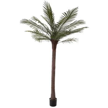78-инчов изкуствена палма Робеллини в саксия за домашен декор