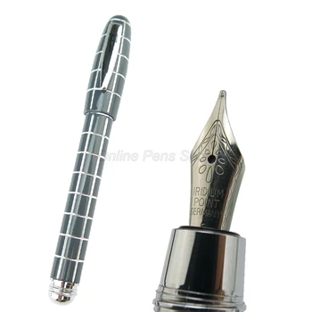Fuliwen 2062 Смола пътна къс имат преносими сива писалка писалка с тънък връх 0.5 mm малка квадратна решетчатая писалка за писане
