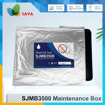 Saya SJMB3500 Резервоар за отпадъчни мастило за Epson TM-C3500 C3510 C3520 Цветен Принтер за Етикети Кутия за обслужване на Мастило в Резервоара с чип
