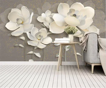 Индивидуални 3D тапети за декориране на дома, модни атмосфера, триизмерни декорации, цветя, ТЕЛЕВИЗИЯ, фонова стена, 3d тапети