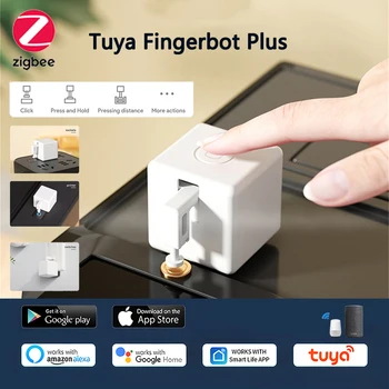 Sasha Zigbee Smart Fingerbot Бутон за Превключване на управление на Умен Дом Бутона Гласово управление на Времето Робот Работи С Алекса Google Home