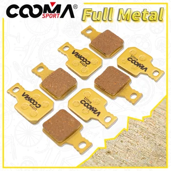 4 отношение на велосипедни дискови накладки за превоз Magura MT5 MT7, изцяло метална златни