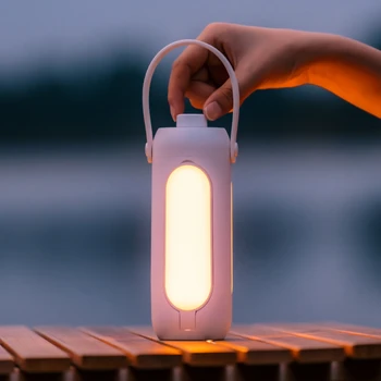 Сгъваем Открит Лампа за Къмпинг Джобно Led Осветление USB Фенерче, за Аварийно Зареждане на SOS Сигнал 3 In1Tent Походный Окачен Лампа
