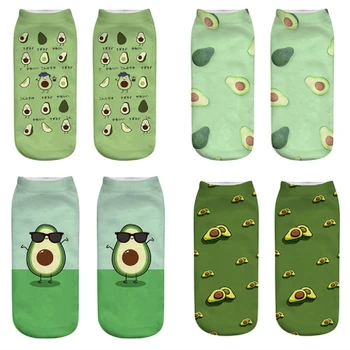 Новост, детски студентски чорапи за момичета и момчета, есенни чорапи с 3D принтом, забавни чорапи с ниско голеностопом за деца 8-16 години