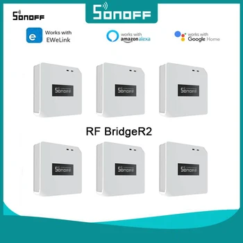 SONOFF RF BridgeR2 Безжичен Шлюз Wifi 433 Mhz Smart Hub RF Мост Подкрепа eWeLink Алекса Google Home SONOFF PIR3-RF DW2-RF
