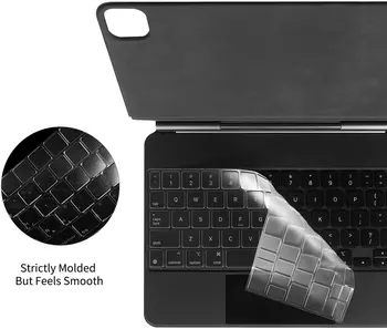 Калъф за клавиатура за iPad Air 4-то поколение и iPad Pro 11 Ультратонкая защитен слой от прозрачен материал TPU Magic Keyboard