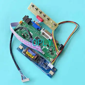А контролер матрица LCD дисплея е подходящ за CLAA150XP01PE CLAA150XP01PQ, комплект, съвместим с VGA DVI, HDMI 1024*768 2- CCFL 20 Pin LVDS 15