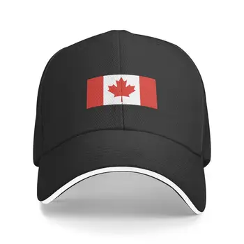 Нова персонализирана бейзболна шапка с флага на Канада, спортни мъжки дамски регулируема шапка за татко, есен
