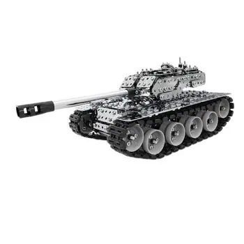 843 бр., 3D метални пъзели, точен монтаж, основни бойни танкове за армията от фенове, модели на танкове, подаръци за рожден ден/на модела украса