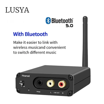 LUSYA CSR8675 bluetooth 5,0 влакна, коаксиален aptx-HD LDAC muse02 безжична декодиране на аудио ESS9023 адаптер КПР за усилвател за Hi-Fi