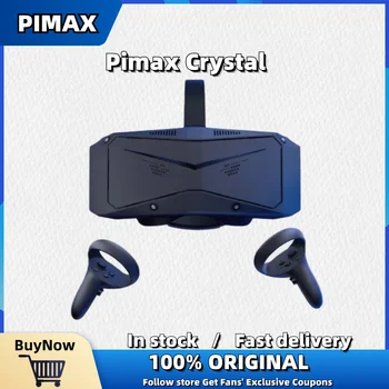 Оригиналната VR-Слушалки Pimax Crystal All In One с QLED-дисплей 6Dof 12K За проследяване на очите На виртуална реалност Metaverse И игри Steam VR