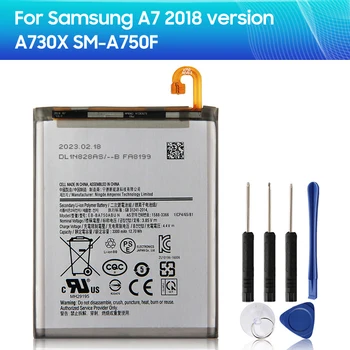 Преносимото Батерията на телефона EB-BA750ABU За SAMSUNG Galaxy A7 2018 Версия A730X A105F SM-A750F SM-A730x A10 3300 mah