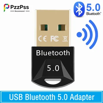 PzzPss USB Bluetooth 5,0 Безжичен Адаптер БТ 5,0 Приемник Ключ Високоскоростен Предавател Мини Bluetooth USB Адаптер За PC, Лаптоп