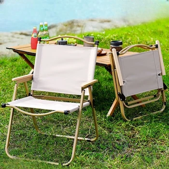 Ултра-леки пътни плажни столове, сгъваеми метални преносими плажни столове за пикник, табуретка, градинска мебел за риболов, Сила-де-Плая, QF50OC
