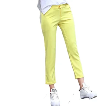 Ms нови летни панталони за голф, ежедневни разтеглив, бързо съхнещи, отглеждане морал, девет минути и панталони