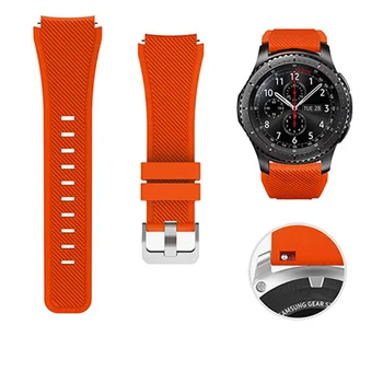 22 мм Силикон каишка за Samsung Galaxy Watch 3 45 мм и 46 мм/Gear S3/Huawei Watch GT GT2 pro 46 мм/Huami Amazfit GTR 47 мм correa band