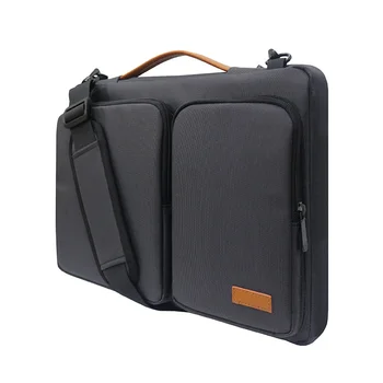 2023 Мъжки многофункционална чанта за лаптоп на ремешке с дръжка за 15,6-инчов лаптоп чанти, устойчив на удари компютърен преносим компютър за Macbook Air и HP, DELL