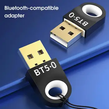 RTL8761 Безжичен адаптер без водачи Plug и Play Преносим USB Bluetooth-съвместим приемник-предавател 5.0 Аудио ключ за вашия компютър