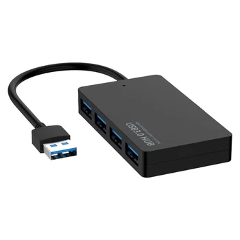 Спецификацията за USB hub 5 Gbit/s 3.0, 4 порта, USB сплитер, адаптер за захранване на PC, лаптоп