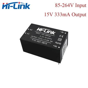 Безплатна доставка на 5 бр./лот, Hi Link HLK-5M15, 5 W, 15, 333 мА, Модул Захранване Dc Конвертор на променлив ток в Постоянен, за Обектите на веригата