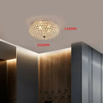Led модерен кристална тавана лампа, окачена лампа за спални, полилей, за скрит монтаж, начало декор, трайни