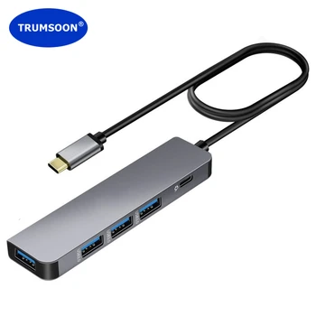 Trumsoon USB Type C Хъб USB 3,0 2,0 Ивица на Докинг Станция за iPad, Macbook Samsung Декс Lenovo Аксесоари За Преносими PC SSD Диск U