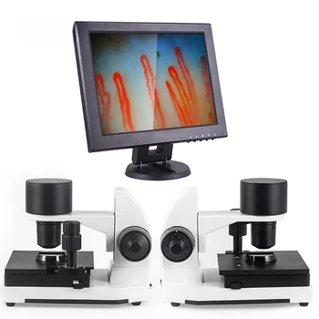 LCD цифров микроциркуляторный микроскоп, цена микроскоп, биологичен микроскоп, проверка на капилярна микроциркулацията в гънките на ноктите