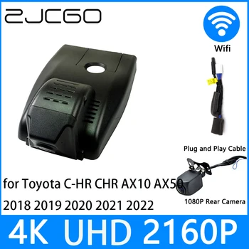 ZJCGO Dash Cam 4K UHD 2160P Автомобилен Видеорекордер DVR за Нощно Виждане за Toyota C-HR CHR AX10 AX50 2018 2019 2020 2021 2022