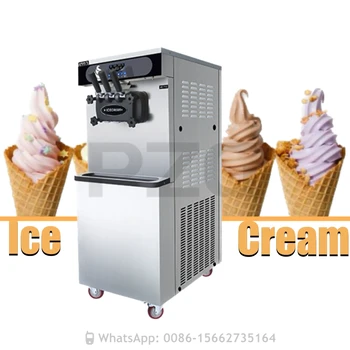 110/220 В мощна електрическа подова модел 2000 W, 22-25 л, машина за приготвяне на мек сладолед