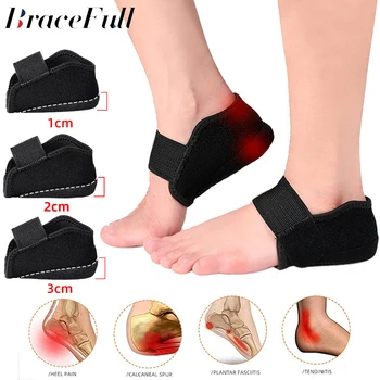 1 чифт Невидими Увеличаващи Височина Силиконови Чорапи Гел Подложки За Пети Ортопедична Супинаторная Възглавница За Петата Подметки и Стелки Масаж на Краката