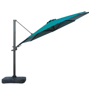 Отворен чадър градински двор отворен чадър ръчно изработени от алуминий, който предпазва от слънце и дъжд, здрав, не е лесно да избледнява