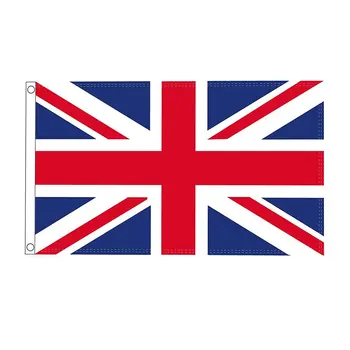 Флаг на Британския Национален Флаг Флаг на Обединеното Кралство Улично Украса За Партита Сувенир За Национален празник 3*5 фута Флаг на Великобритания 90*150 см